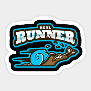 Funny running wear.Running,jogging,marathon lovers Sticker